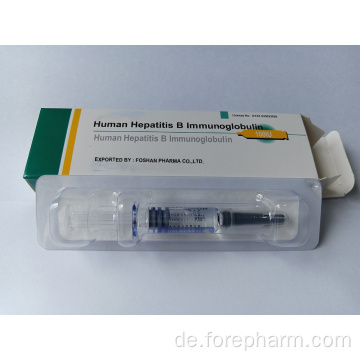 Hepatitis B Immunglobulinbehandlung zufällige Infektion